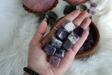 Load image into Gallery viewer, Chevron Amethyst Cube
